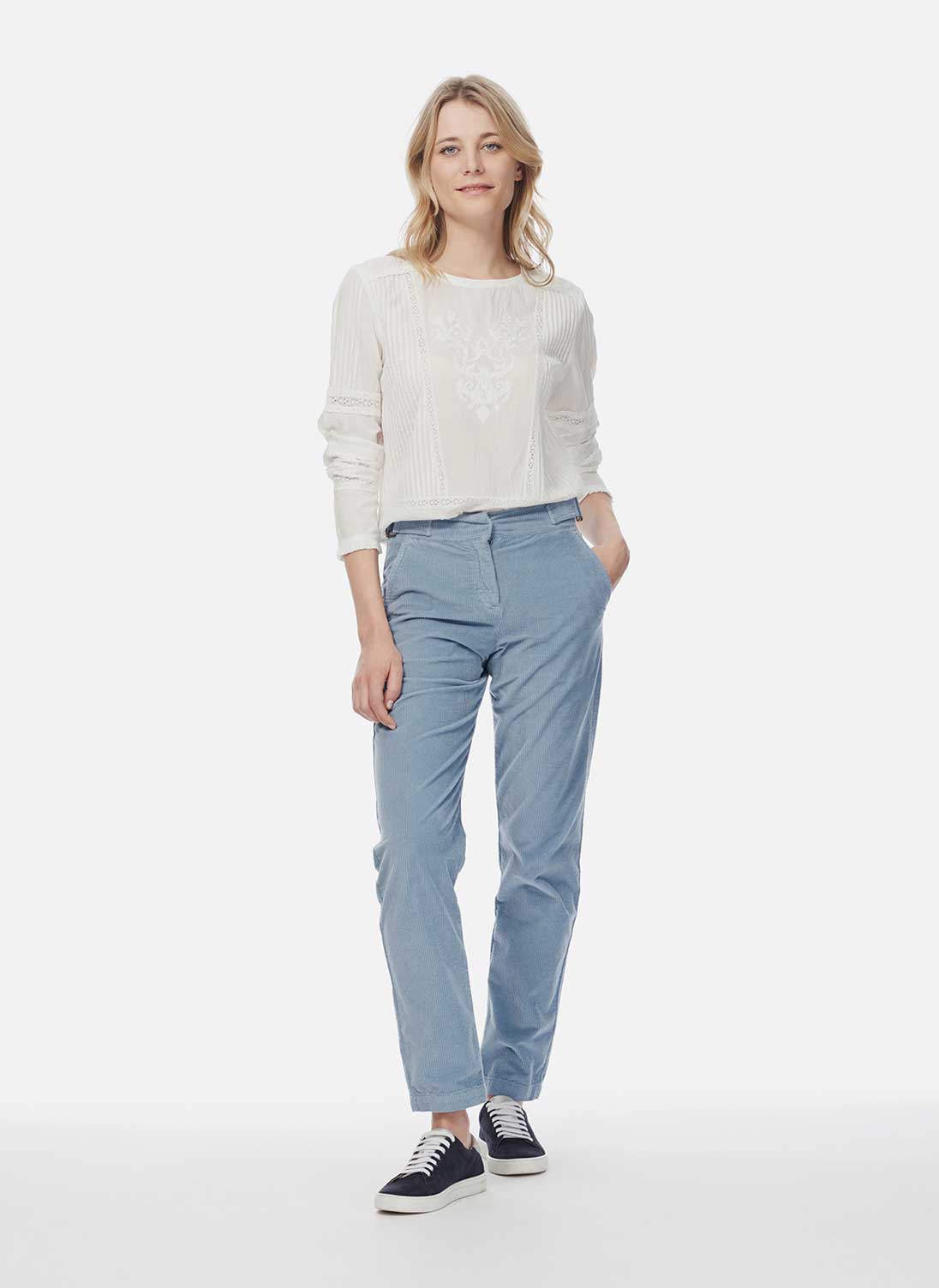 Jumbo Cord Trousers Frost