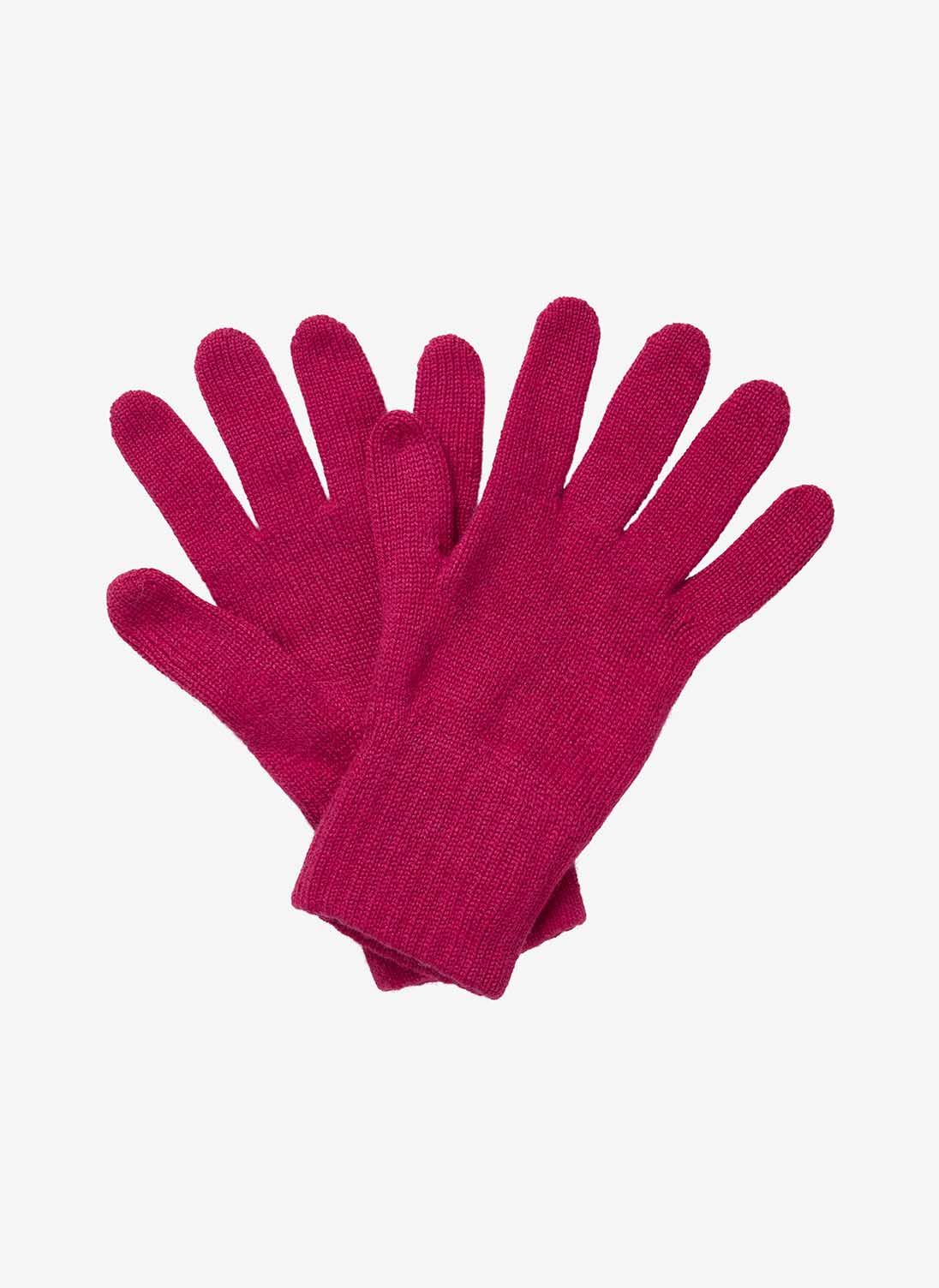 Women's Cashmere Gloves Magenta