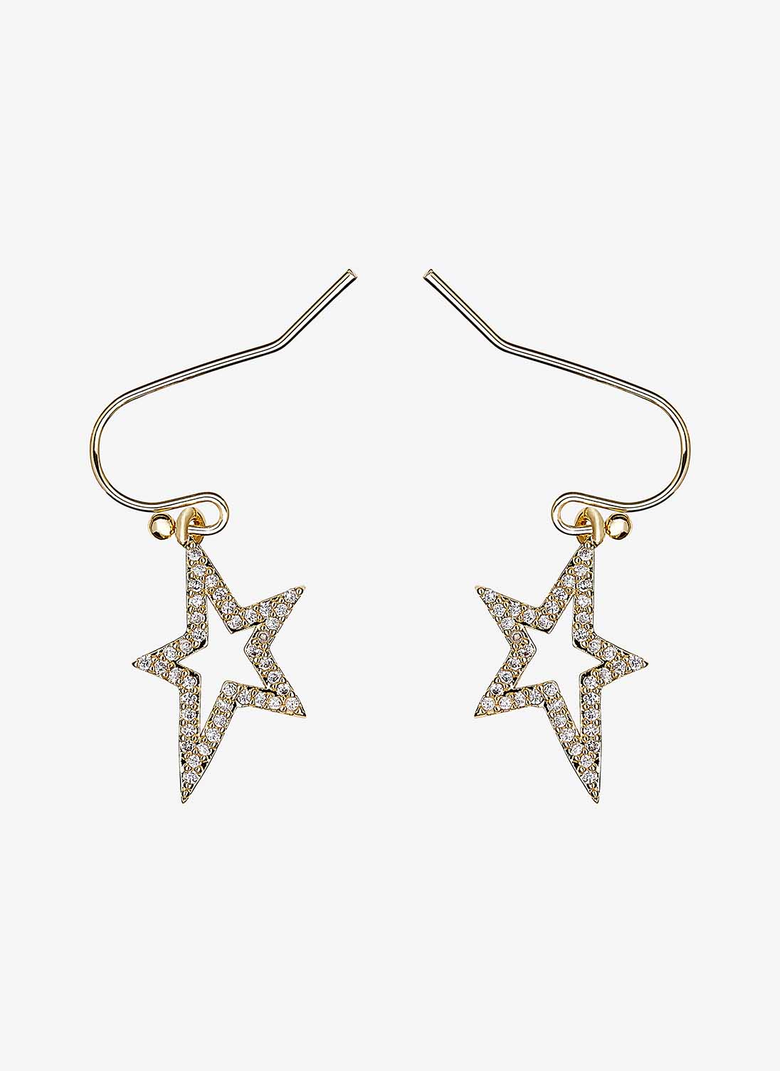 Gold Star Earrings Gold