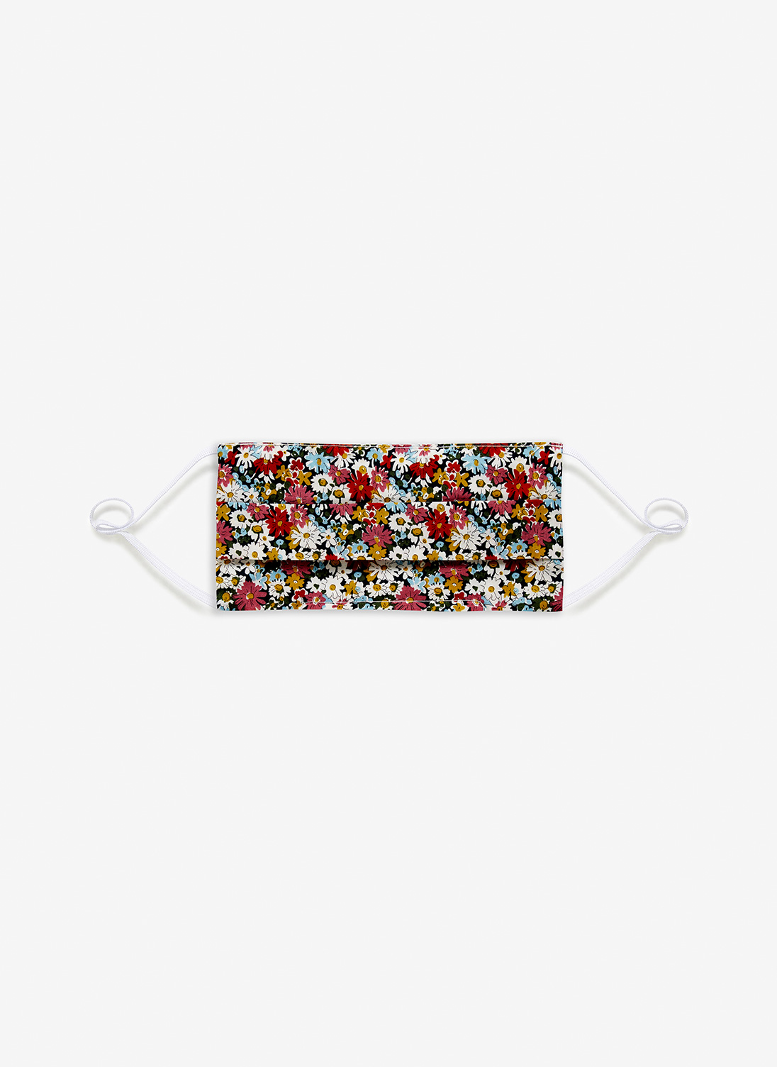 Cotton Face Mask In Liberty Fabric Autumn Meadow