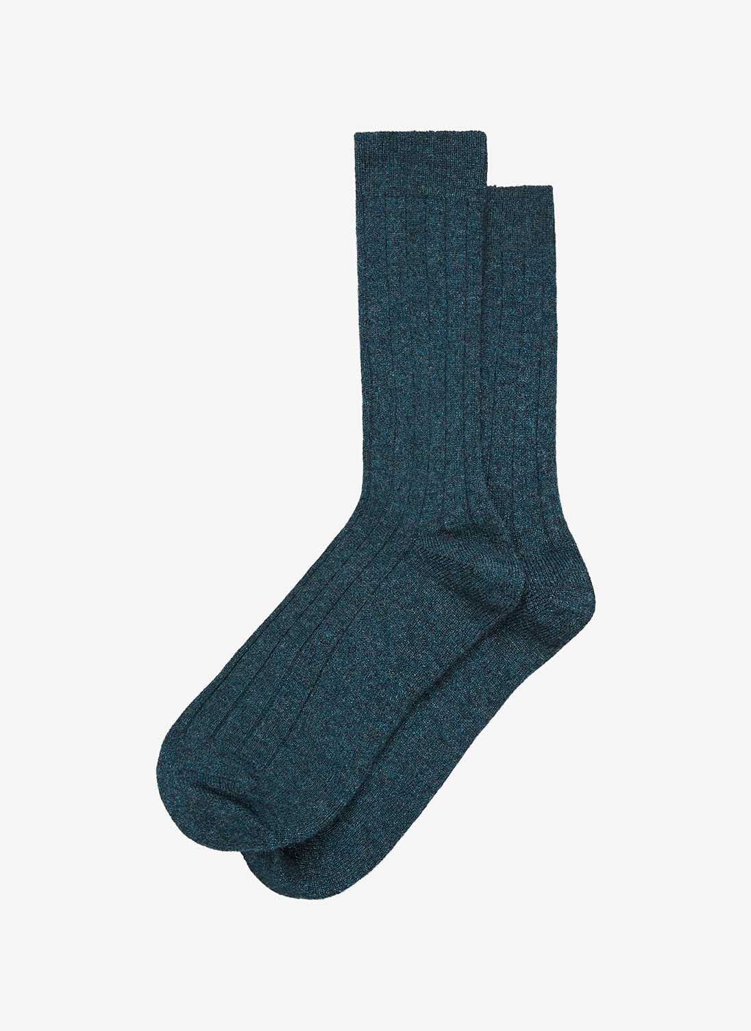 Men's Cashmere Socks Spruce