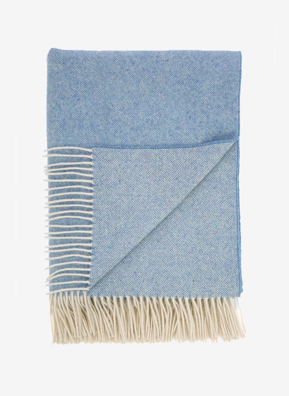 Cashmere Woven Blanket Sky Blue