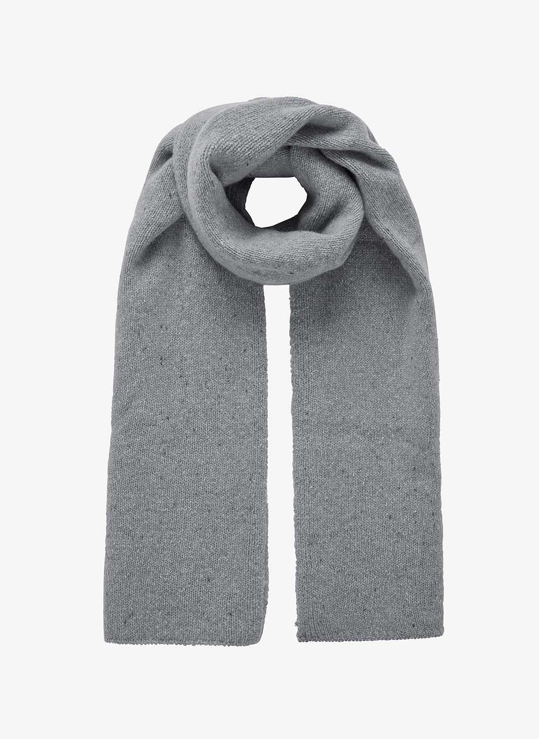 Cashmere Donegal Scarf Mercury